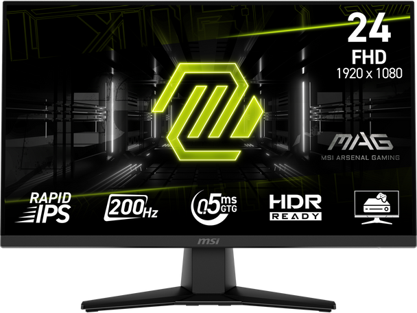 MSI 24" (23.8" viewable) Full HD 200Hz IPS with AMD FreeSync Premium 0.5ms HDR