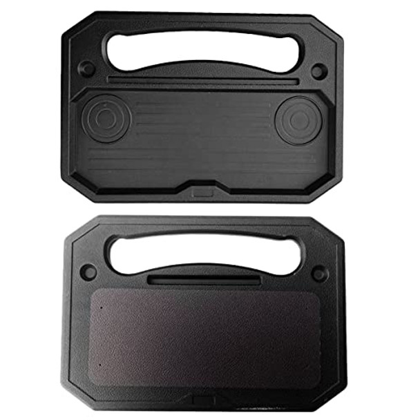 ZONE TECH STEERING WHEEL TRAY DESK - MULTI-FUNCTIONAL BLACK PORTABLE VEHICLE