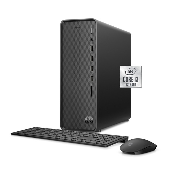 HP Slim S01-pF2003wb Desktop PC Intel Core i3-10105 8GB 256GB W11