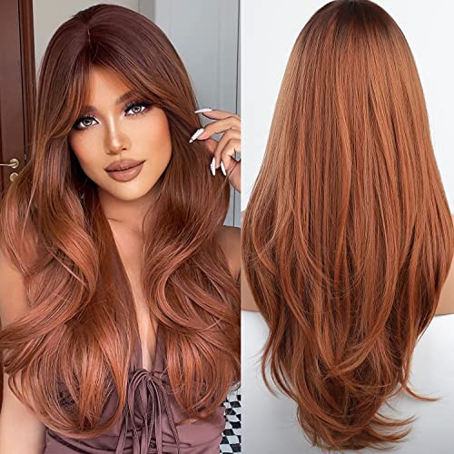 Layered Length Wig - Auburn -01