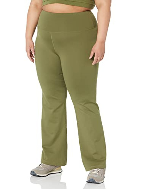 AMAZON ESSENTIALS WOMEN'S ACTIVE SCULPT HIGH WAIST BOOTCUT LEGGINGS - SIZE: L New