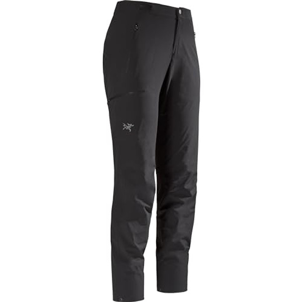 ARC'TERYX GAMMA LIGHTWEIGHT PANT WOMEN'S, SOFTSHELL PANT SIZE 4 REGULAR - BLACK New
