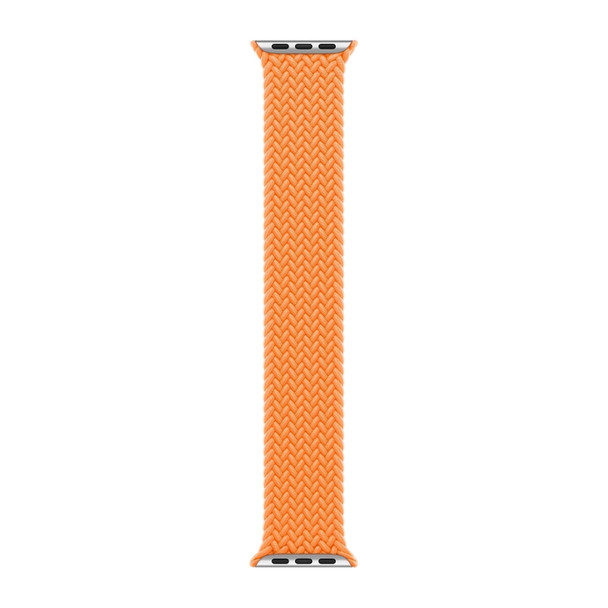 APPLE WATCH 45MM BRAIDED SOLO LOOP SIZE 6 BRIGHT ORANGE