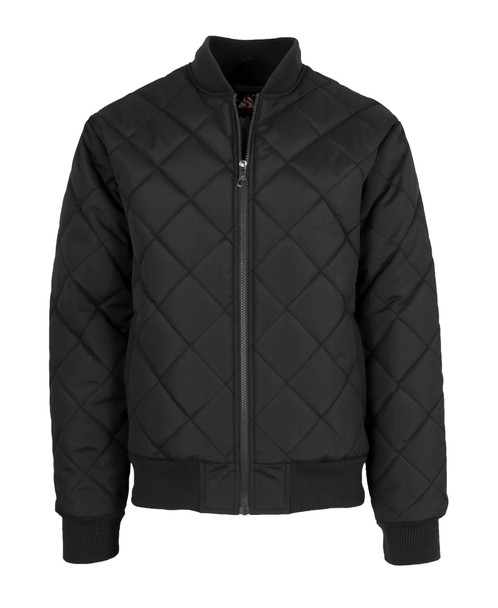 GALAXY BY HARVIC DIAMOND QUILTED BOMBER JACKET WATER RESISTANT - SMALL - BLACK New