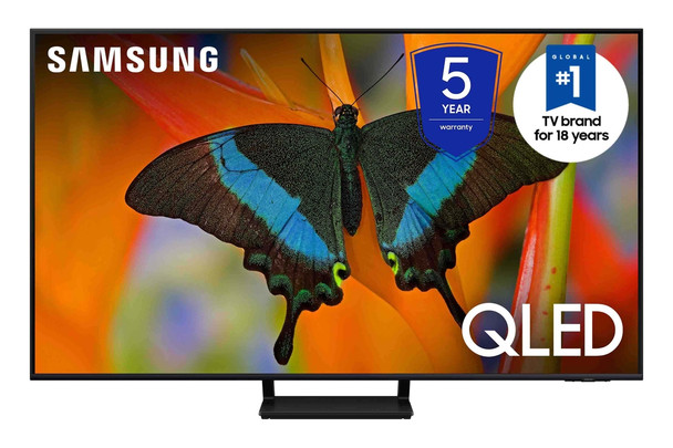 SAMSUNG 65" CLASS - Q72D SERIES - 4K UHD QLED LCD TV QN65Q72DDFXZA - BLACK