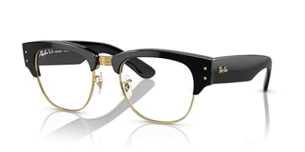 RAY BAN RAY-BAN UNISEX SUNGLASSES GOLD FRAME 53MM RB0316-BLACK/GOLD/CLEAR-53