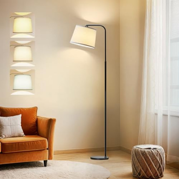 AKASUKI Floor Lamp for Living Room with 3 Color TemperaturesFoot Switch
