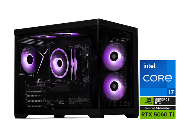 STORMCRAFT Gaming PC SIRIUS Intel Core i7-14700F NVIDIA GeForce RTX 5060 TI 8GB-