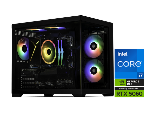 STORMCRAFT Gaming PC Intel SIRIUS Core i7-14700F NVIDIA GeForce RTX 5060- AI