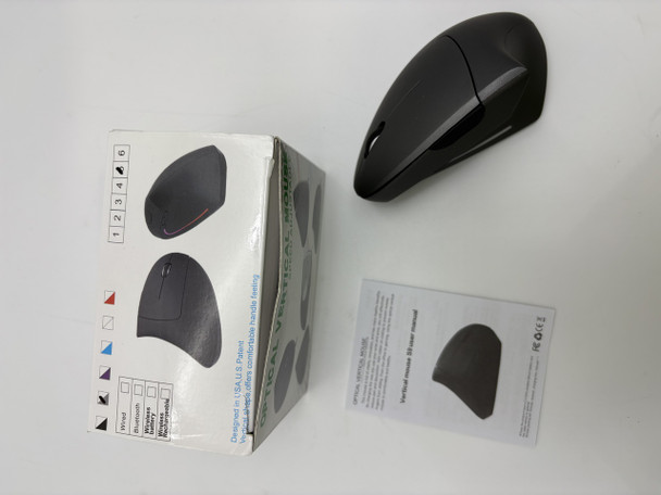 GENERIC WIRELESS VERTICAL ERGONOMIC OPTICAL MOUSE - GRAY