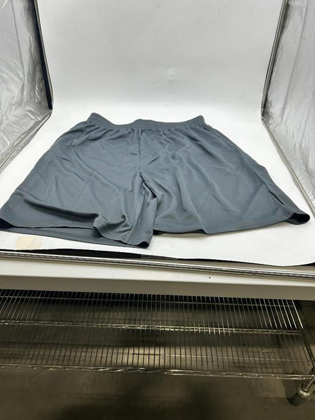 SQUARE METER MEN'S BASIC SOLID BREATHABLE SHORTS - SIZE: MEN 3XL - CHARCOAL New