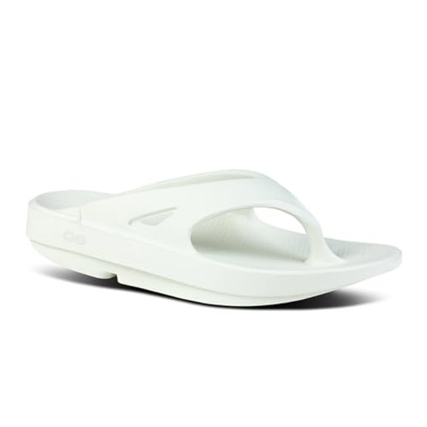 OOFOS Unisex Original Sport Post Exercise Recovery Thong Sandal Cosmic Grey 7