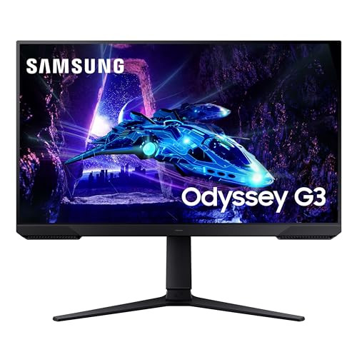 SAMSUNG 27-INCH ODYSSEY G3 SERIES FHD GAMING MONITOR LS27DG302ENXZA - BLACK