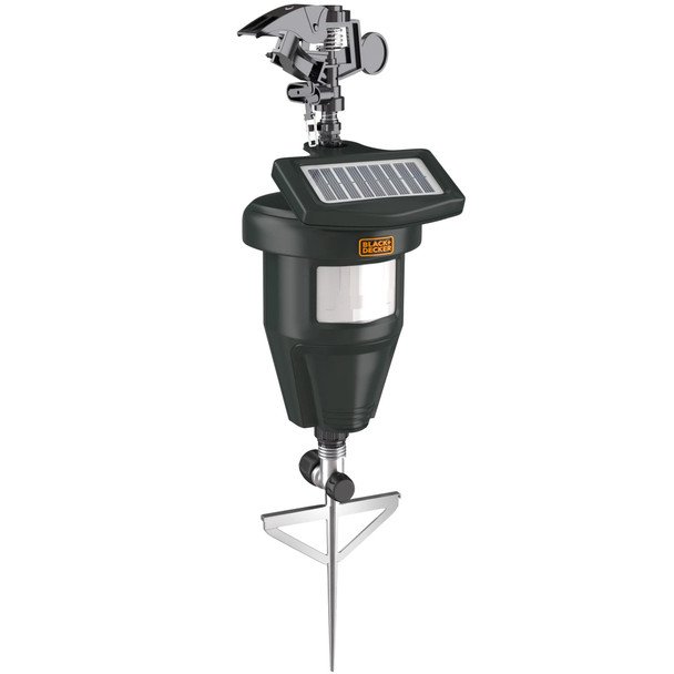 BLACK AND DECKER CAT REPELLENT OUTDOOR SQUIRREL DETERRENT SOLAR BDXPC803 - BLACK