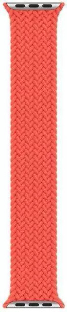 APPLE WATCH 40MM BRAIDED SOLO LOOP SIZE 3 - SIZE: ELECTRIC ORANGE New