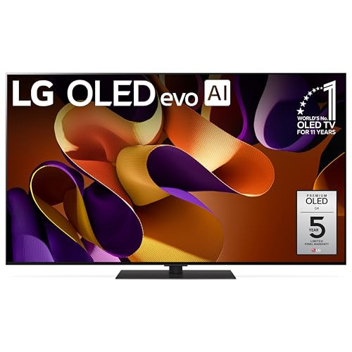 LG 65-INCH-Class OLED EVO G4 SERIES 4K PROCESSOR FLAT SCREEN OLED65G4SUB - Black