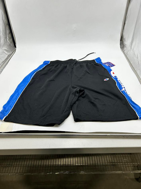CHAMPION NWT BOYS CHAMPION SHORTS! SIZE LARGE NICE FS - BLACK/BLUE New