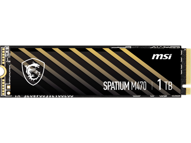 MSI SPATIUM M470 PRO PCIe 4.0 NVMe M.2 2280 1TB PCI-Express 4.0 x4 3D NAND