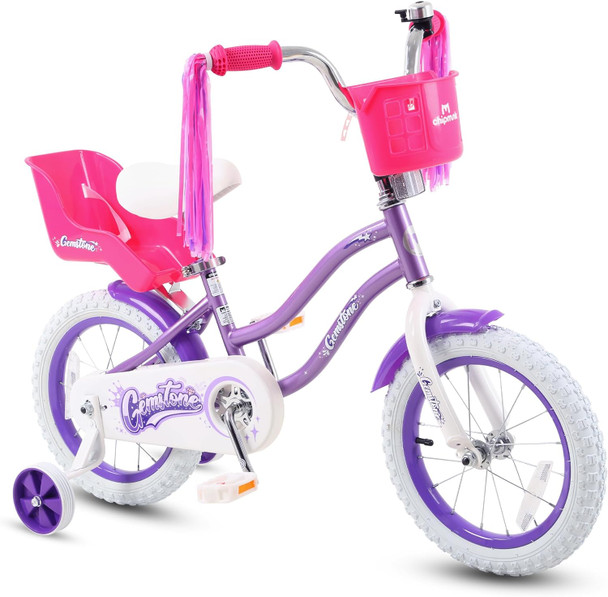 ROYALBABY CHIPMUNK KIDS BIKE TODDLERS 14 INCH WHEEL BICYCLE - GEMSTONE PURPLE