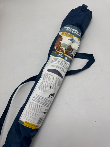 SPORT-BRELLA VERSA-BRELLA SPF 50+ ADJUSTABLE UMBRELLA UNIVERSAL MIDNIGHT BLUE