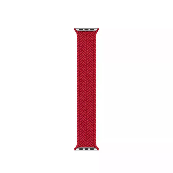 APPLE WATCH 44MM BRAIDED SOLO LOOP SIZE 7 - RED