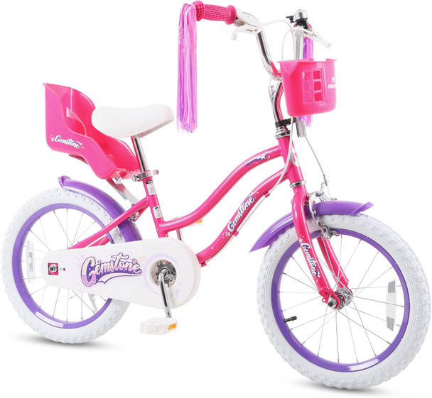 CHIPMUNK ROYALBABY CHIPMUNK KIDS BIKE TODDLERS 22" WHEEL BICYCLE - GEMSTONE PINK