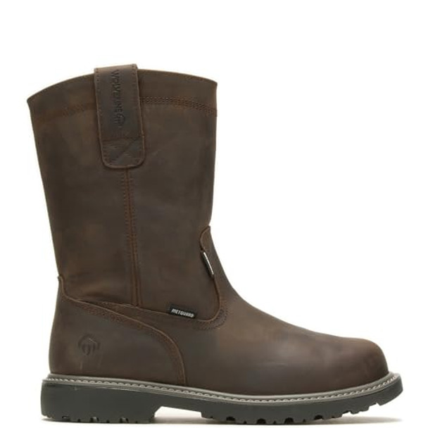WOLVERINE MENS FLOORHAND WATERPROOF 10" STEEL TOE WORK BOOT DARK BROWN SIZE 10.5 New WOLVERINE MENS FLOORHAND WATERPROOF 10" STEEL TOE WORK BOOT DARK BROWN SIZE 10.5 New