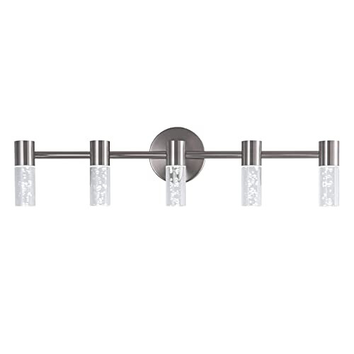 VOTAG 5-LIGHT VANITY LIGHTING FIXTURE - BRUSHED NICKEL