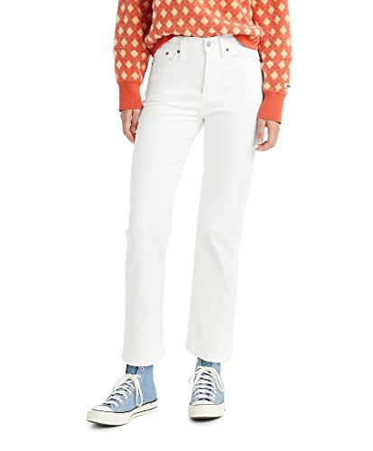 LEVI'S WOMEN'S WEDGIE STRAIGHT JEANS WHITE STONE WASH WOMEN SIZE 25X28 New