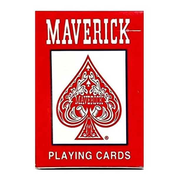 MAVERICK PLAYING CARDS JUMBO INDEX RED New MAVERICK PLAYING CARDS JUMBO INDEX RED New
