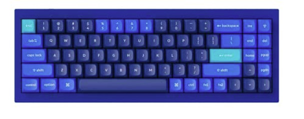 KEYCHRON Q7 SWAPPABLE RGB BACKLIGHT BLUE SWITCH - BLUE - KEYCAPS SPECIAL COLOR