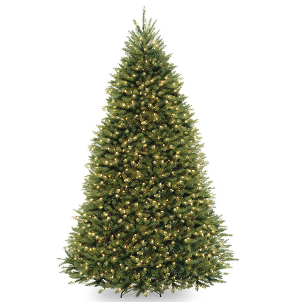 NATIONAL TREE COMPANY PRE-LIT ARTIFICIAL FULL CHRISTMAS TREE 9 FT DUH3-300P-90