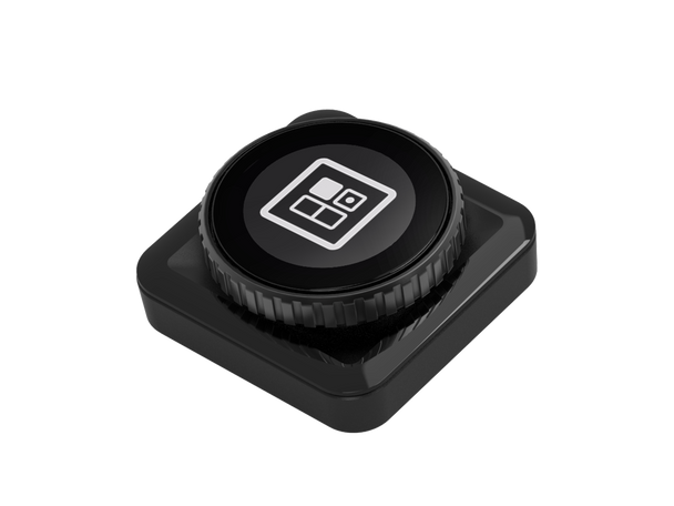 MasterHUB Encoder Dial w/ IPS Display Module - Scene Switching, Volume Control,