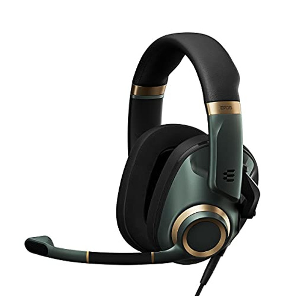 EPOS H6PRO CLOSED ACOUSTIC GAMING HEADSET MIC OVER-EAR LIFT-TO-MUTE - GREEN
