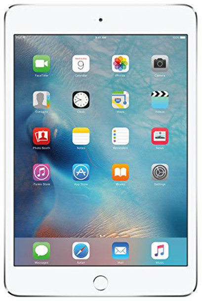 APPLE IPAD MINI 4 16GB SILVER WIFI + CELL + - SILVER AND WHITE