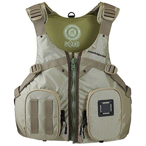 STOHLQUIST PISEAS LIFEJACKET PFD SIZE MEN'S S/M - KHAKI New