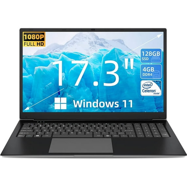 SGIN X17 17.3" FHD Laptop Intel Celeron N5095 12GB 512GB Win11H