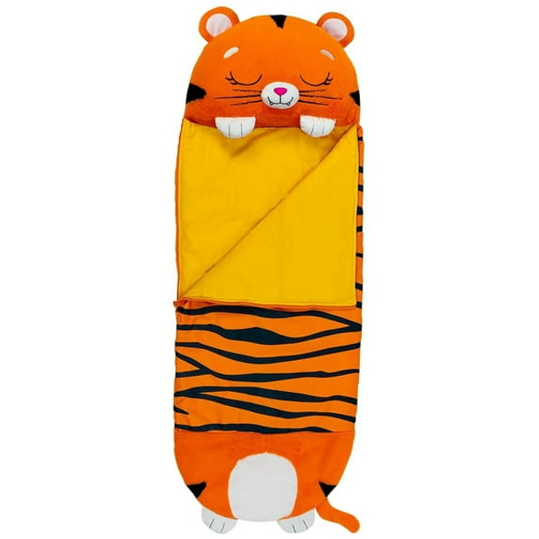 HAPPY NAPPERS PILLOW & SLEEPY SACK- TIGER (MEDIUM) - ORANGE New HAPPY NAPPERS PILLOW & SLEEPY SACK- TIGER (MEDIUM) - ORANGE New