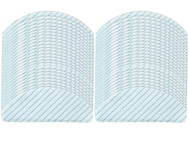 ELECTROPAN 50PCS REPLACEMENT DEEBOT T8 WASHABLE REUSABLE MOP PADS