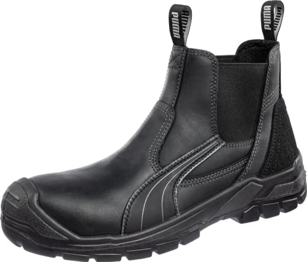 PUMA Men's Tanami Double Gore Black Soft Toe Mid Industrial Shoe Black Size 14 New