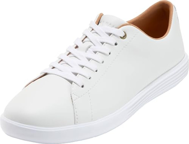 W08780 COLE HAAN WOMEN'S GRAND CROSSCOURT SNEAKER BRIGHT WHITE SIZE 9.5