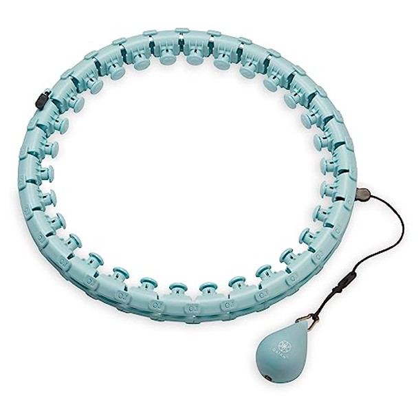 GAIAM WEIGHTED FITNESS HOOP 1LB WEIGHTED BALL - BLUE GAIAM WEIGHTED FITNESS HOOP 1LB WEIGHTED BALL - BLUE