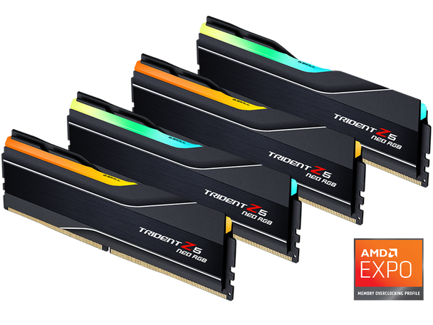 G.SKILL Trident Z5 Neo RGB Series 256GB (4 x 64GB) 288-Pin PC RAM DDR5 6000 (PC5