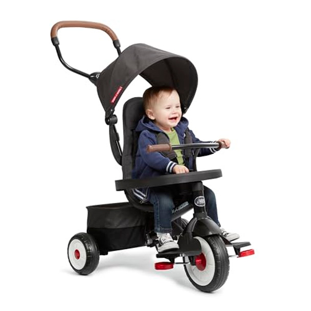 RADIO FLYER TODDLER BIKE, KIDS BIKE, TRICYCLE TODDLER TOYS 1-5 Year 492 - Black