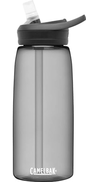 CAMELBAK EDDY+ BITE VALVE STRAW TRITAN RENEW WATER BOTTLE 33.8z CHARCOAL