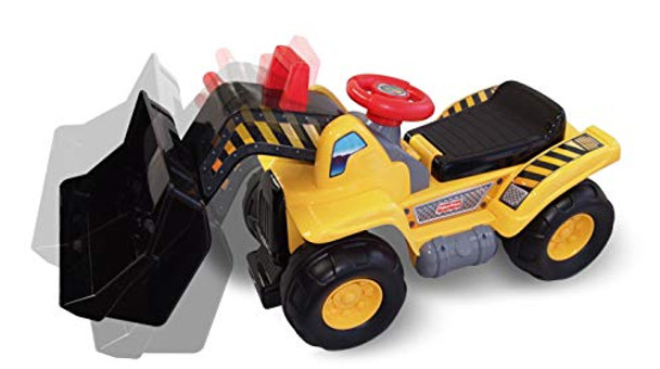 97908 FISHER-PRICE BIG ACTION LOAD N' GO RIDE-ON - YELLOW, BLACK, RED