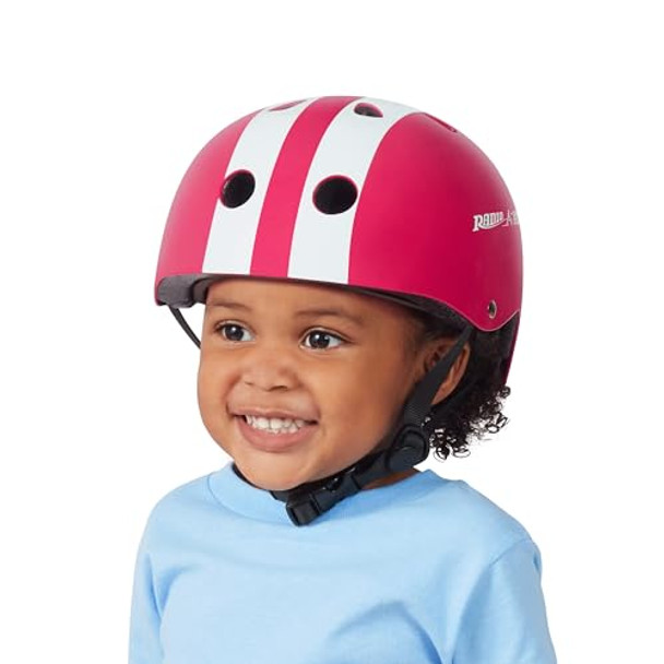 RADIO FLYER HELMET PINK CHILD BIKE HELMET KIDS BIKE HELMET SKATING PINK MATTE