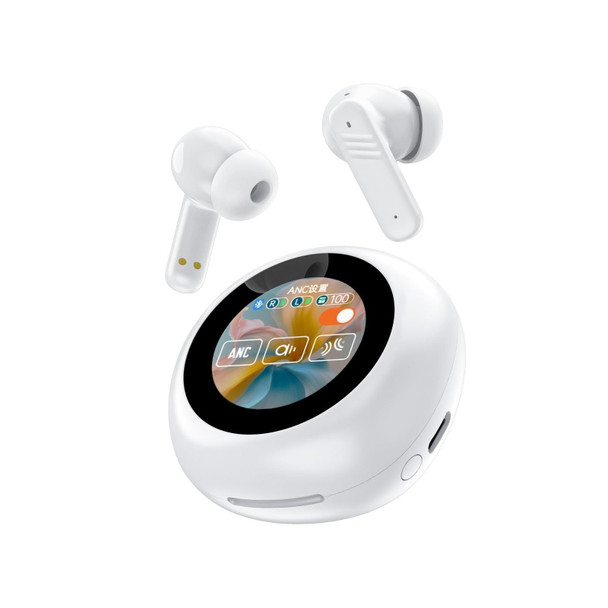 GENERIC ANC TOUCHSCREEN ACTIVE NOISE CANCELLING EARBUDS - WHITE