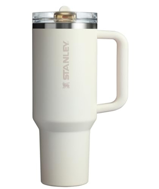STANLEY QUENCHER PROTOUR FLIP STRAW TUMBLER WITH LID BUILT-IN STRAW - CREAM