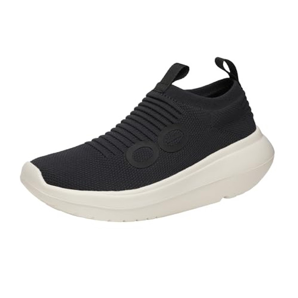 OOFOS OOmy Zen Recovery Shoe Women's Chalk Black Size 9